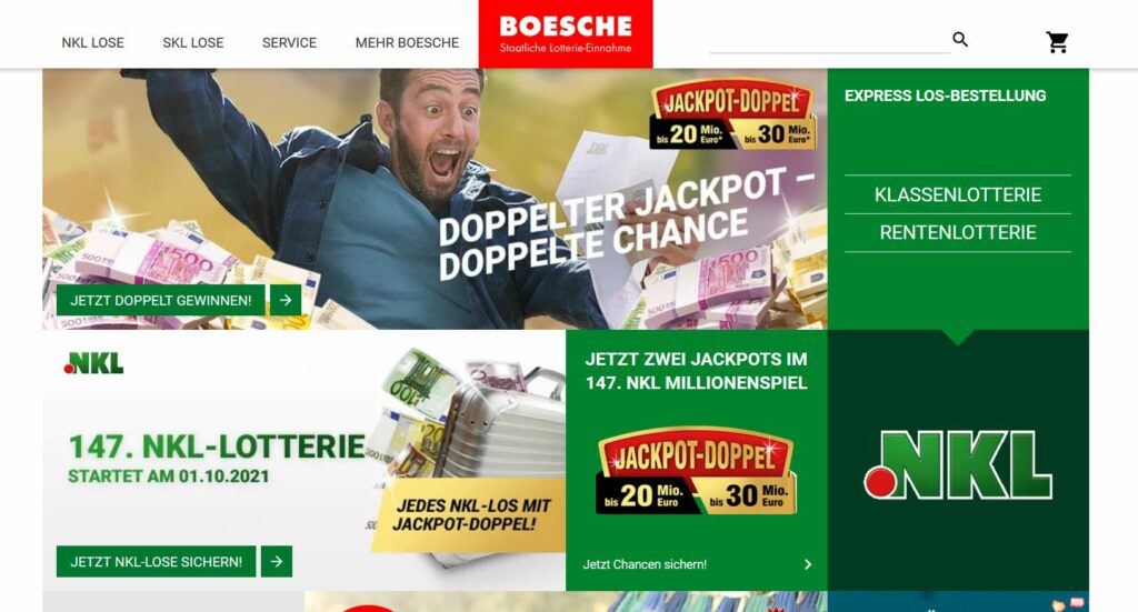 Boesche.de Screenshot Webseite