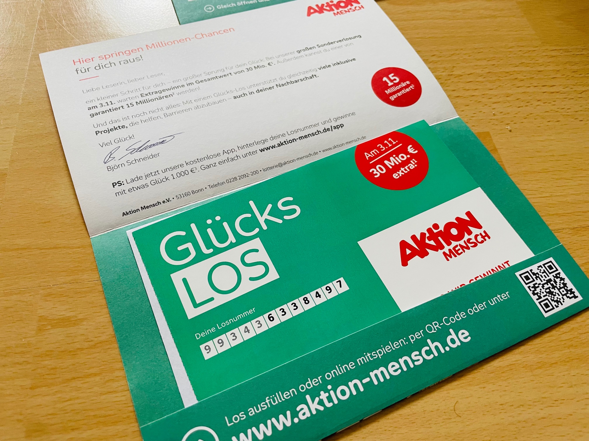 Aktion Mensch Sonderverlosung am 3.11. im Faktencheck Lotto Magazin